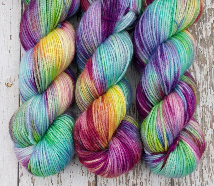 Dying yarn in the same batch and how it can look so different!