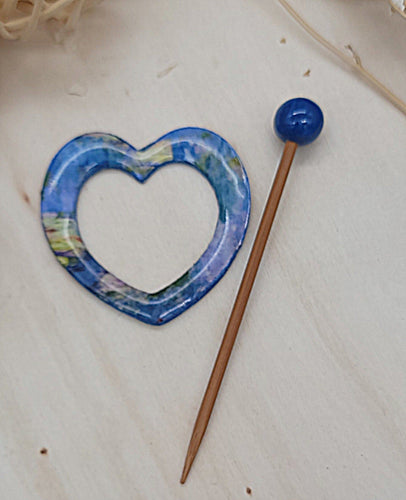 Monet Shawl Pin | Heart