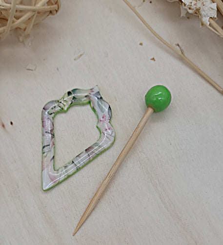 Succulent Shawl Pin | B