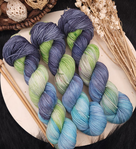 Aurora Borealis | Silk Sock