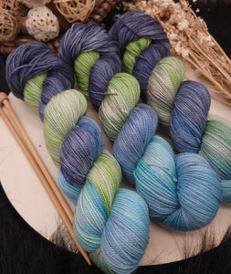 Aurora Borealis | Silk Sock