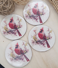 Load image into Gallery viewer, Cardinal Coaster Set -B