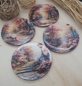 Country Cottage Coaster Set