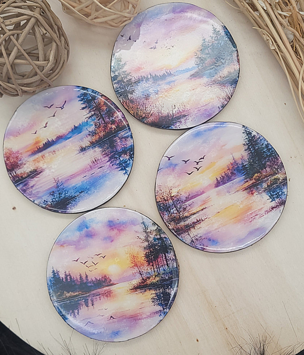 Sunset Coaster Set