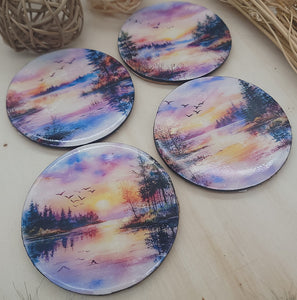 Sunset Coaster Set