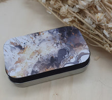 Load image into Gallery viewer, Black Marbled Tin - D