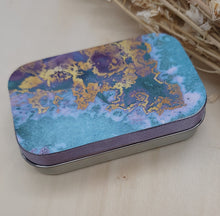 Load image into Gallery viewer, Purple Marbled Tin - A