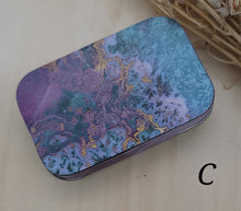 Load image into Gallery viewer, Purple Marbled Tin - C