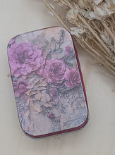 Load image into Gallery viewer, Pink Floral Tin - D