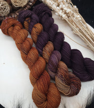 Load image into Gallery viewer, Darkness Blooms | Yak Sock yarn set