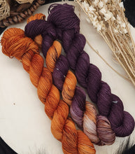 Load image into Gallery viewer, Darkness Blooms | Classic Sock yarn set