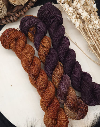 Darkness Blooms | Yak Sock yarn set